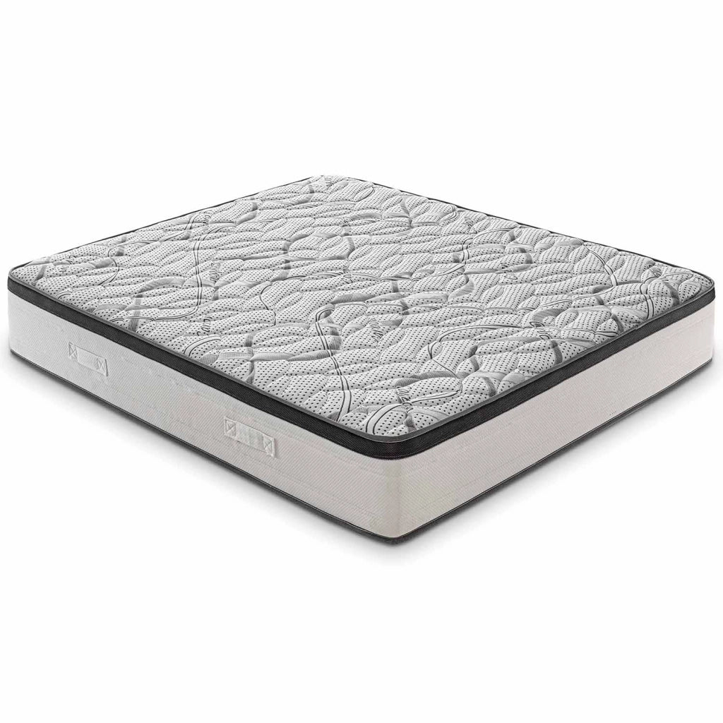 Materasso Singolo 80x190 - In schiuma HR - Alta densità - Ortopedico e Indeformabile - Altezza 15 cm