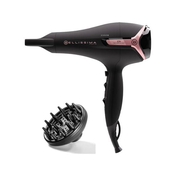 Phon imetec 11860 bellissima k9 2500 nero e rosa