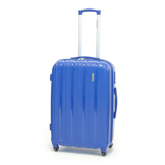 Trolley Valigia Media Rigida in Polipropilene 4 Ruote TSA Ravizzoni Iron Blu