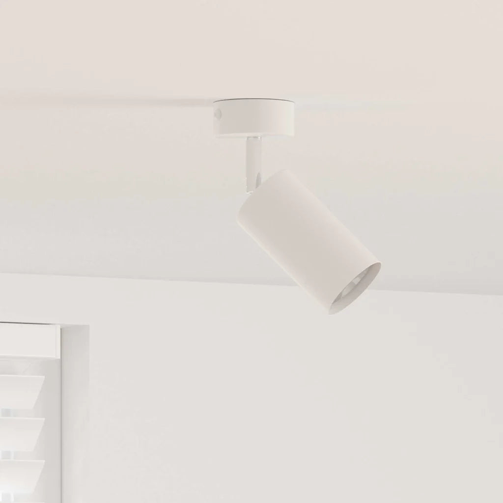 Faretto da soffitto Bianco 6 x 6 x 16 cm Metallo CFW5177543
