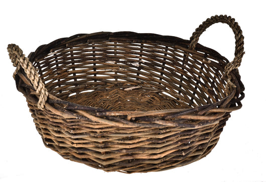 Set 2 Cesti Rotondi Nat Willow Ø 35x13 cm