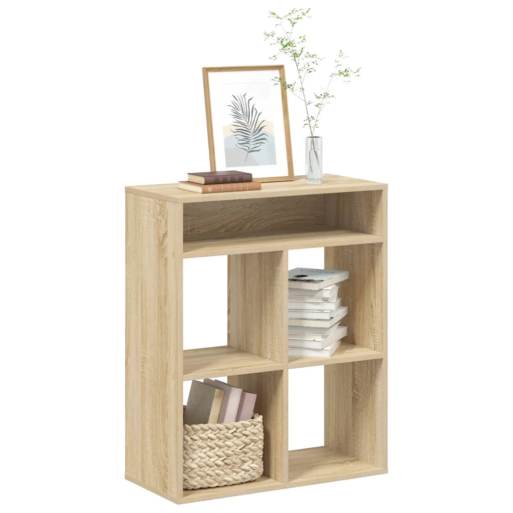 Libreria Rovere Sonoma 66x31x80 cm in Legno Multistrato 860294