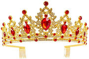 Crown con cristalli - Fascia per la testa - Accessori di matrimonio - Regali per compleanni - Festa - Materiale duraturo - Corona
