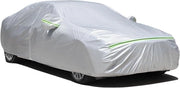 Tela impermeabile per auto con protezione solare, protezione UV e altro per sedili (470 a 490 cm) argento