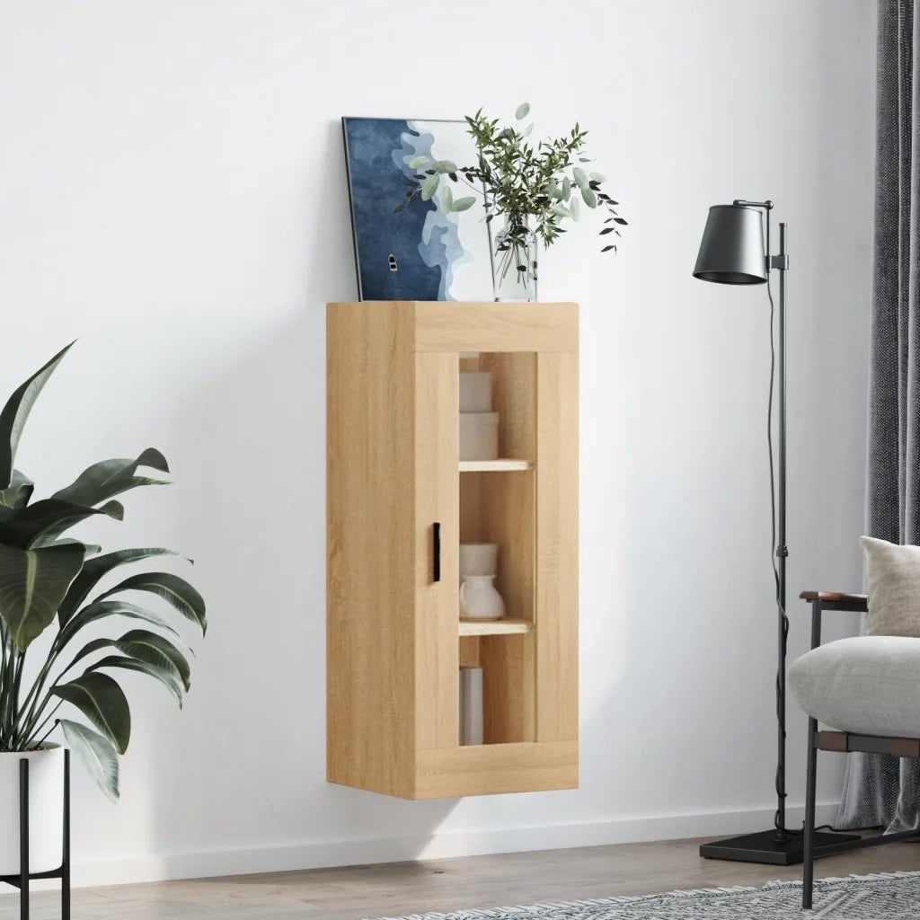 Armadietto a Muro | Mobile a Parete Rovere Sonoma 34,5x34x90 cm