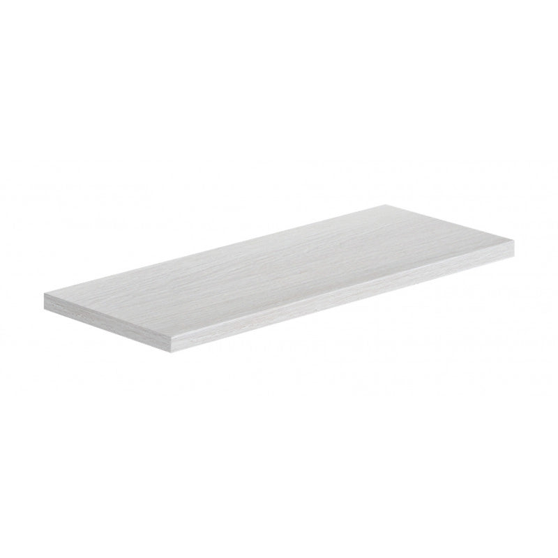 Mensola da Muro, Scaffale Legno, Mensola da Parete, Rovere Sbiancato, 36x15,5x1,8 cm - Smart