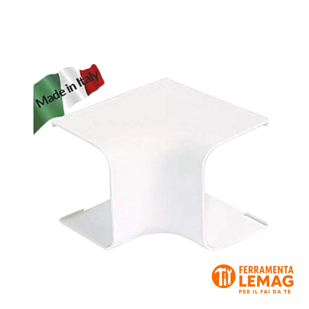 Angolo interno canalina Euro Plus 65x50 mm – Coprifilo professionale