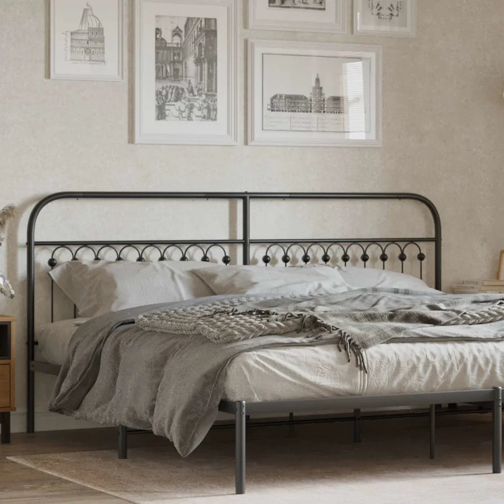 Testiera di Ricambio in Metallo Nero 193 cm 376637