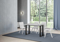 Tavolo Salvaspazio Allungabile 120x45/90x80/78 cm Tecno Double Bianco Frassino