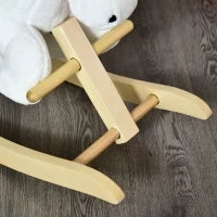 Cavallo a Dondolo Unicorno con Musica in Metallo e Legno 65x32x55cm