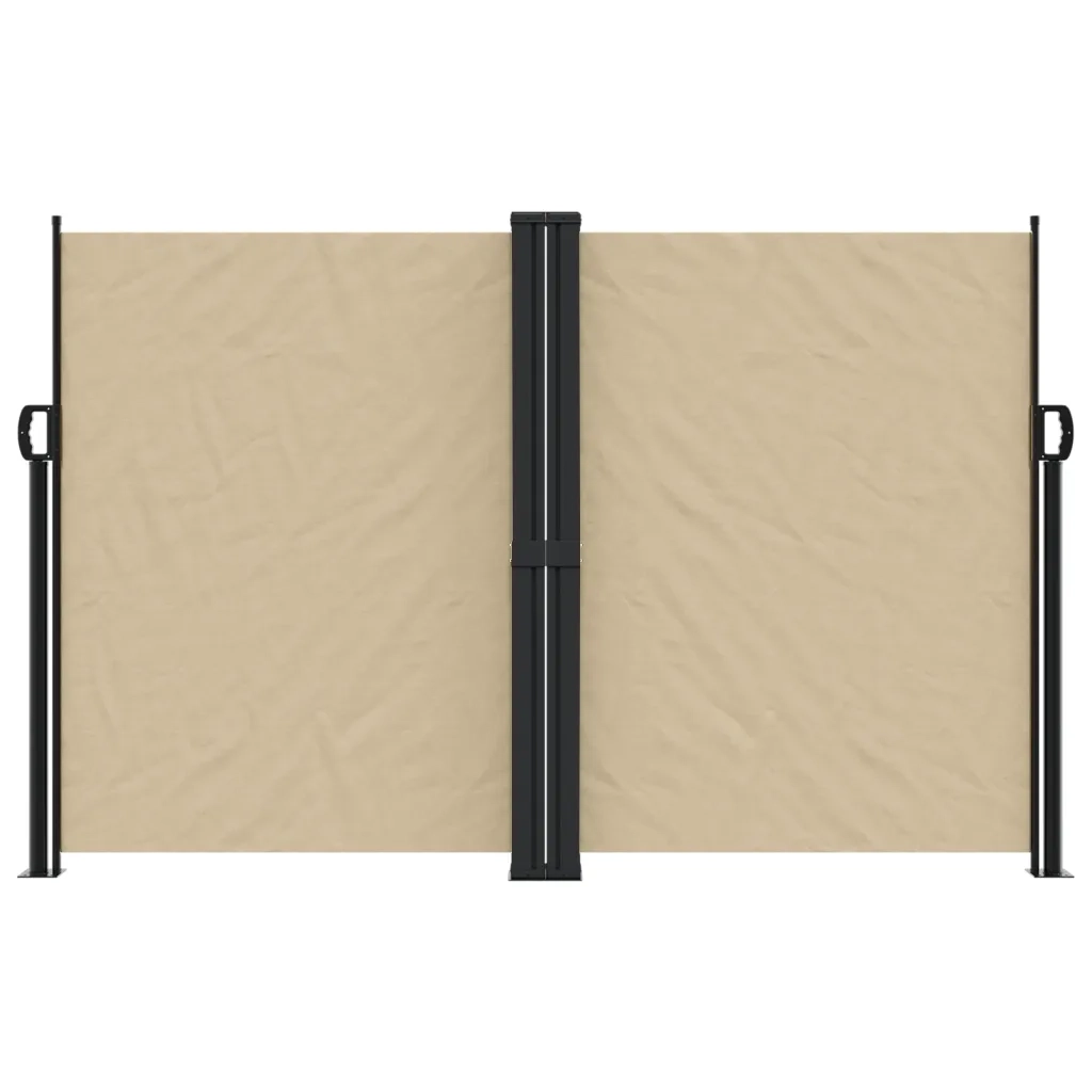 Tenda da Sole Laterale Retrattile Beige 160x1200 cm 4004825