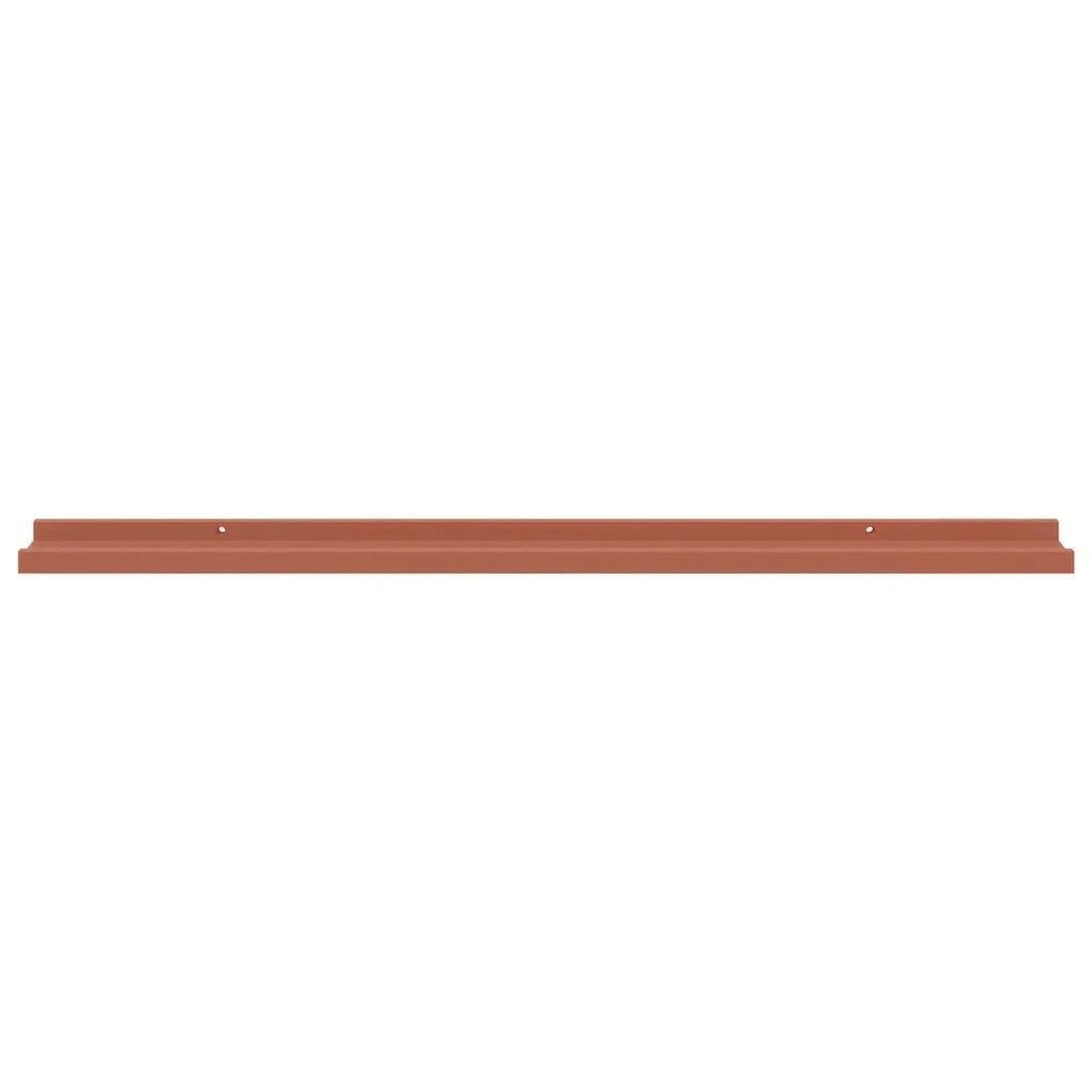 Scaffale da parete 4 pcs Rosso 100 x 9 x 3 cm Legno multistrato