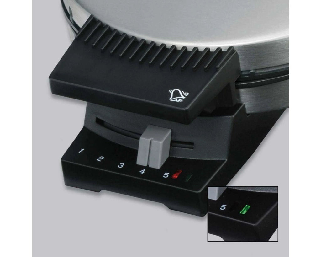 Cloer 189 1 waffle 930 W Nero, Acciaio inox
