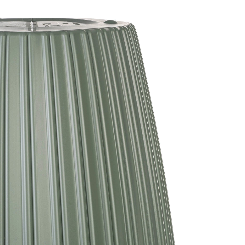 Vaso da fiori KADAX da 30 cm con inserto, vaso da fiori in plastica, verde