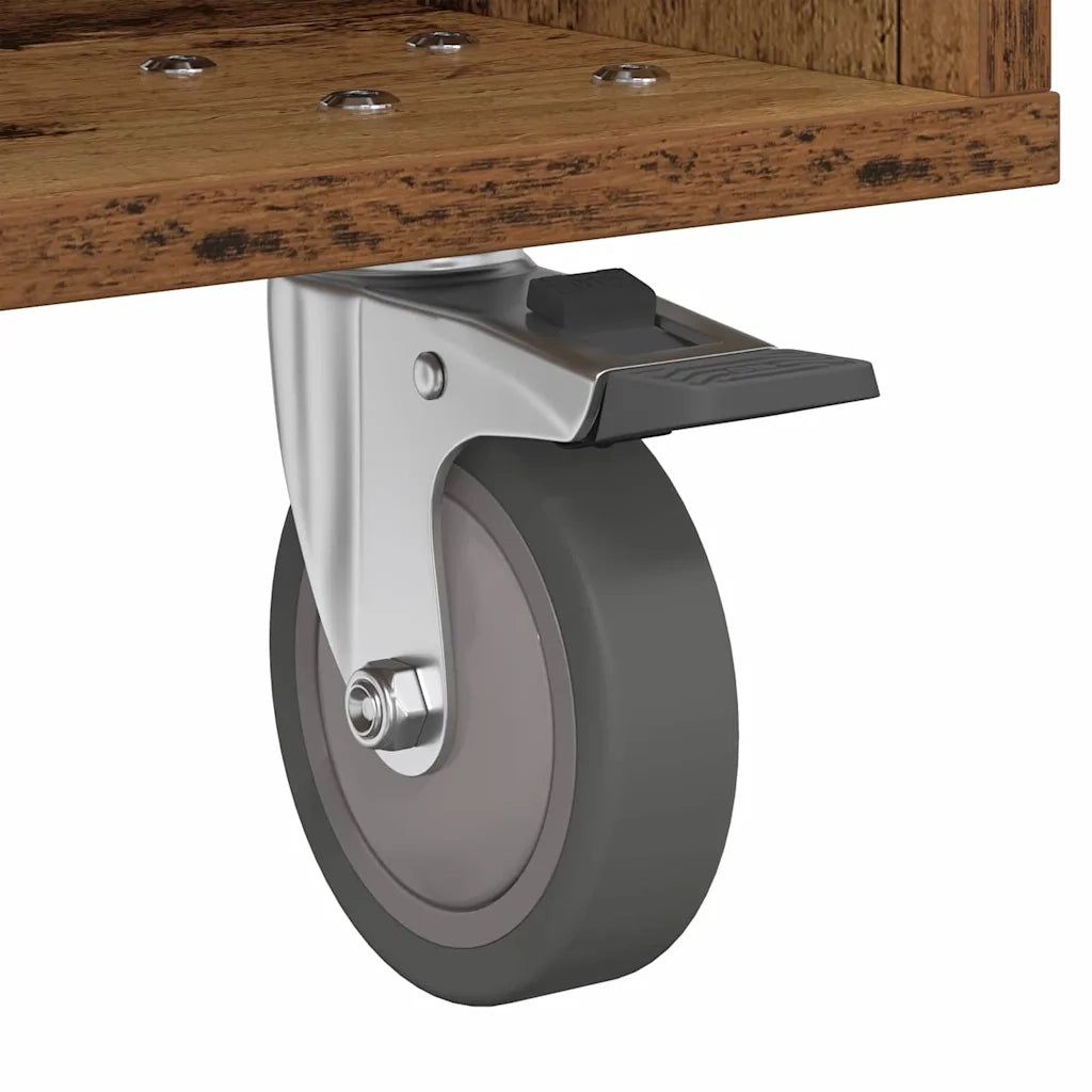 Comodino Legno vecchio 40,5 x 40 x 48 cm Legno multistrato