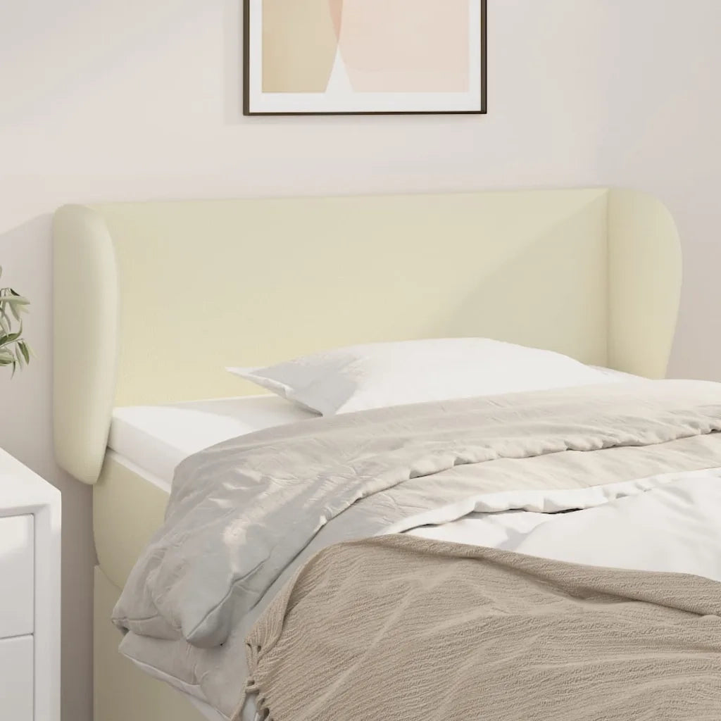 Testiera ad Orecchio Crema 83x23x78/88 cm in Similpelle 3116938