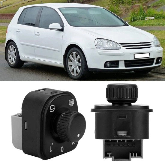 Spiegelschakelaar Alta Sensibilità - Adatta per MK5/MK6 - Specifiche Originali - Materiale a Fibra di Carbonio - Facile da Utilizzare - Resistente e Duraturo - Interruttore per Auto