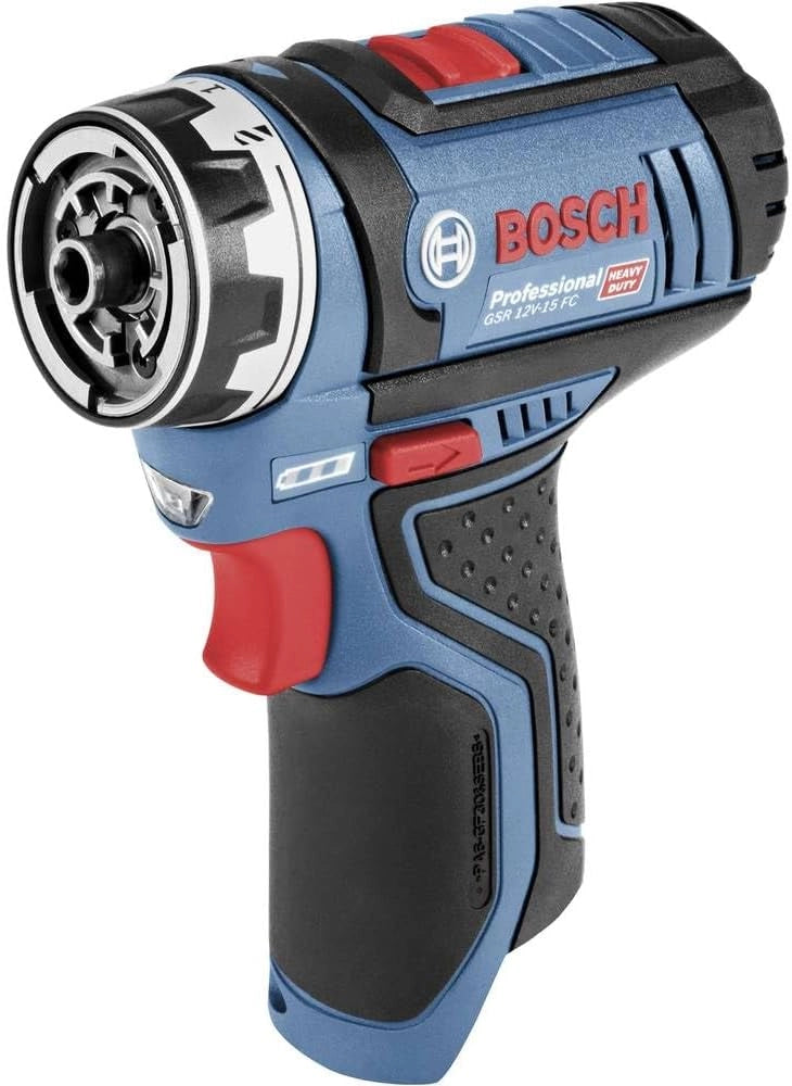 Bosch Professional Gsr 12V-15 Fc Flexiclick System 12V System Trapano-Avvitatore a Batteria, con 1X Accessorio, Mandrino Autoserrante Gfa 12-B, Batteria e Caricabatteria Non Incluse, in L-Boxx