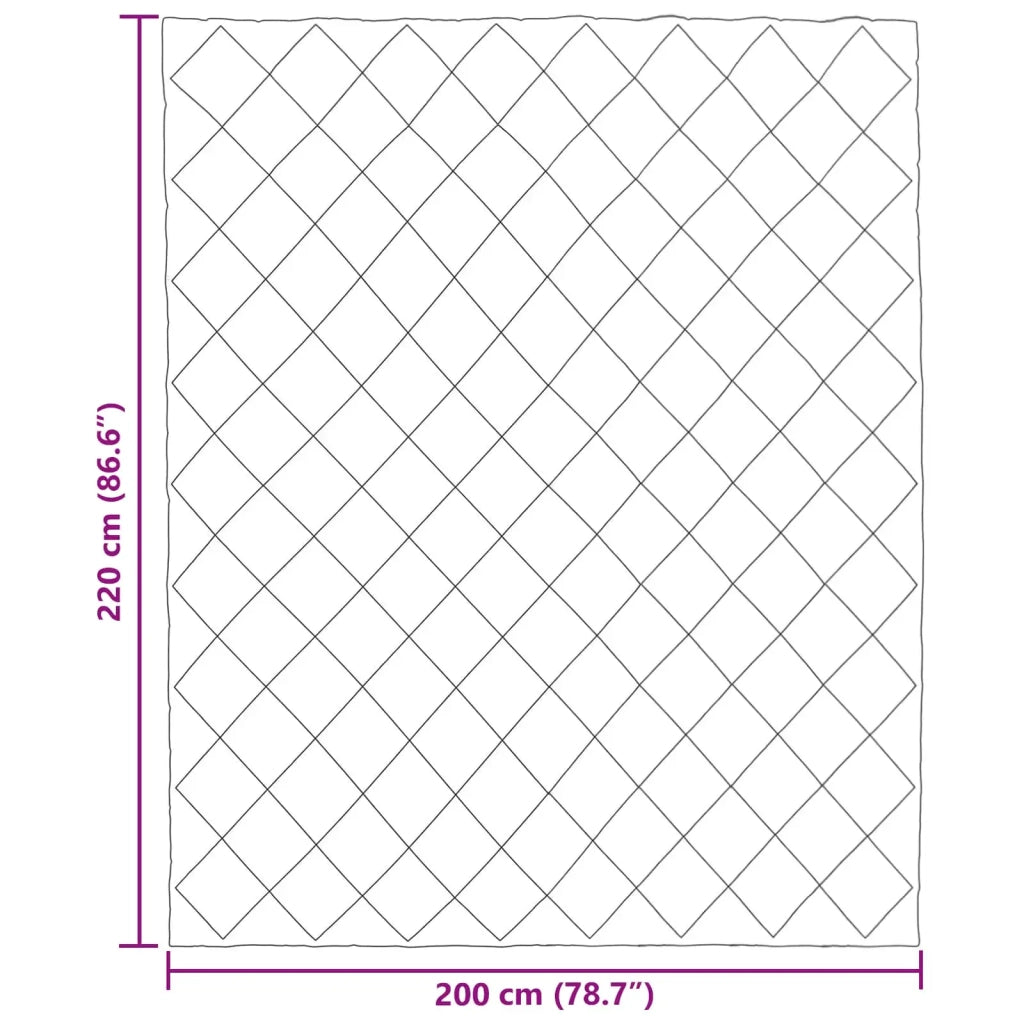 Piumone Completo Annuale Grigio chiaro 200 x 220 cm Microfibra 42025628