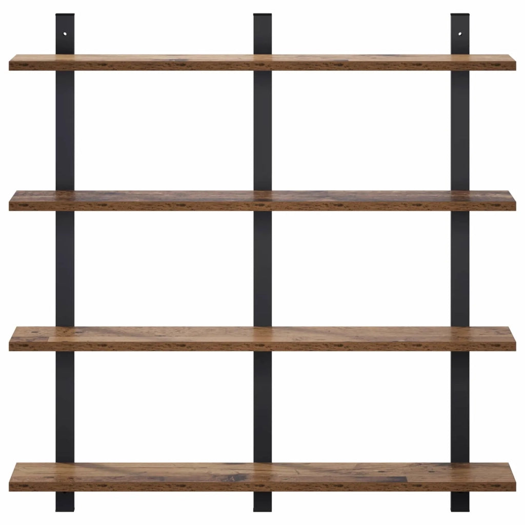 Scaffale da parete Legno antico 79.5 x 13.5 x 80 cm 8020381