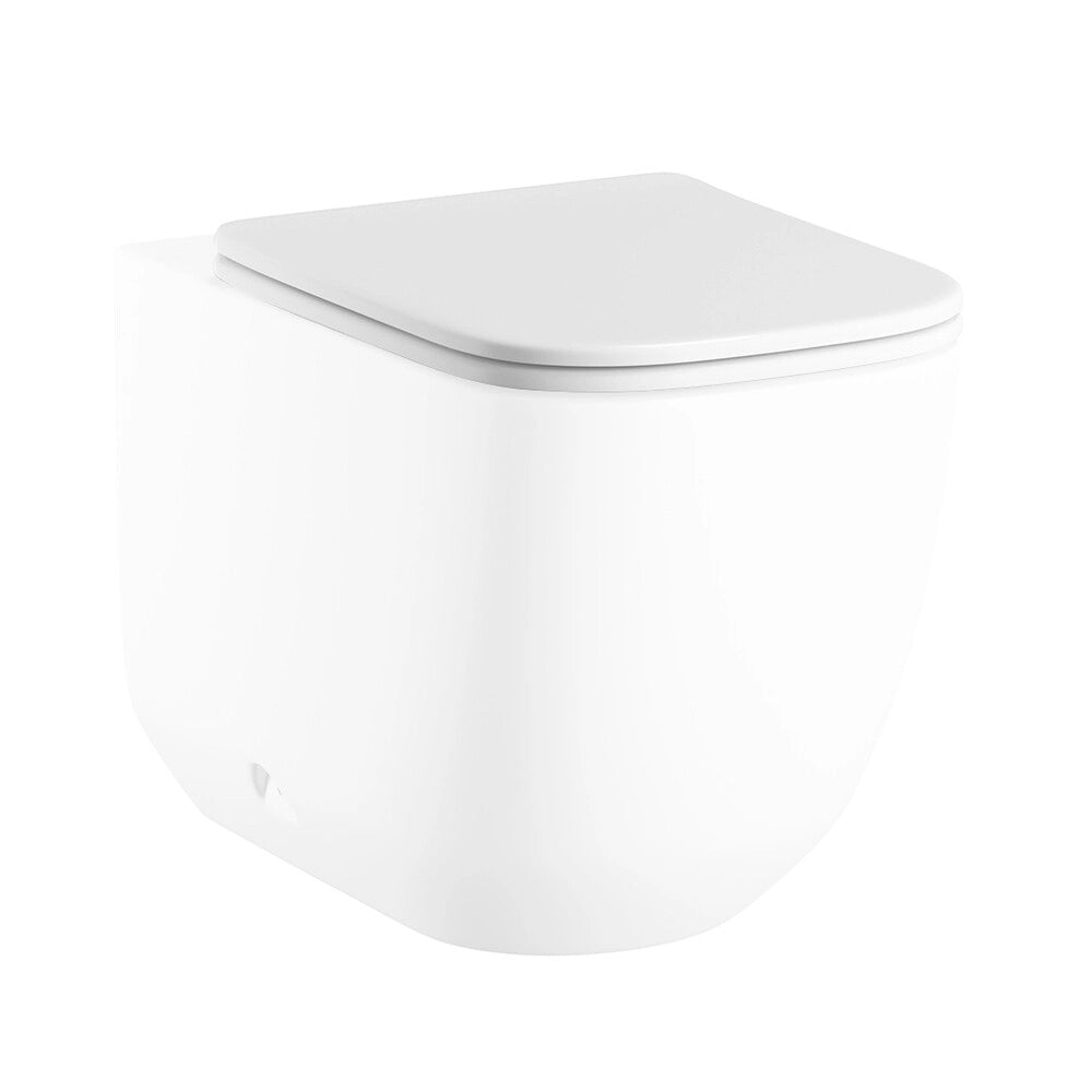 Copriwater soft close slim in termoindurente bianco opaco a sgancio rapido Kora