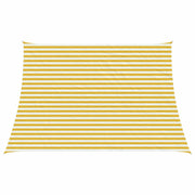 Telo Ombra Giallo e Bianco 3 / 4 x 3 m HDPE