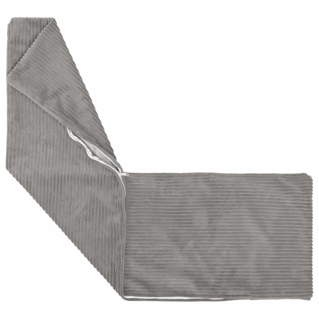 Federa 2 pcs HEERLEN Grigio Chiaro 40 x 145 cm corduroy 908884