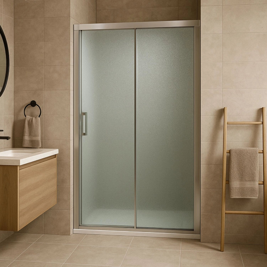 Lato porta box doccia angolare nicchia dafne cristallo 6 mm 120 cm stampato