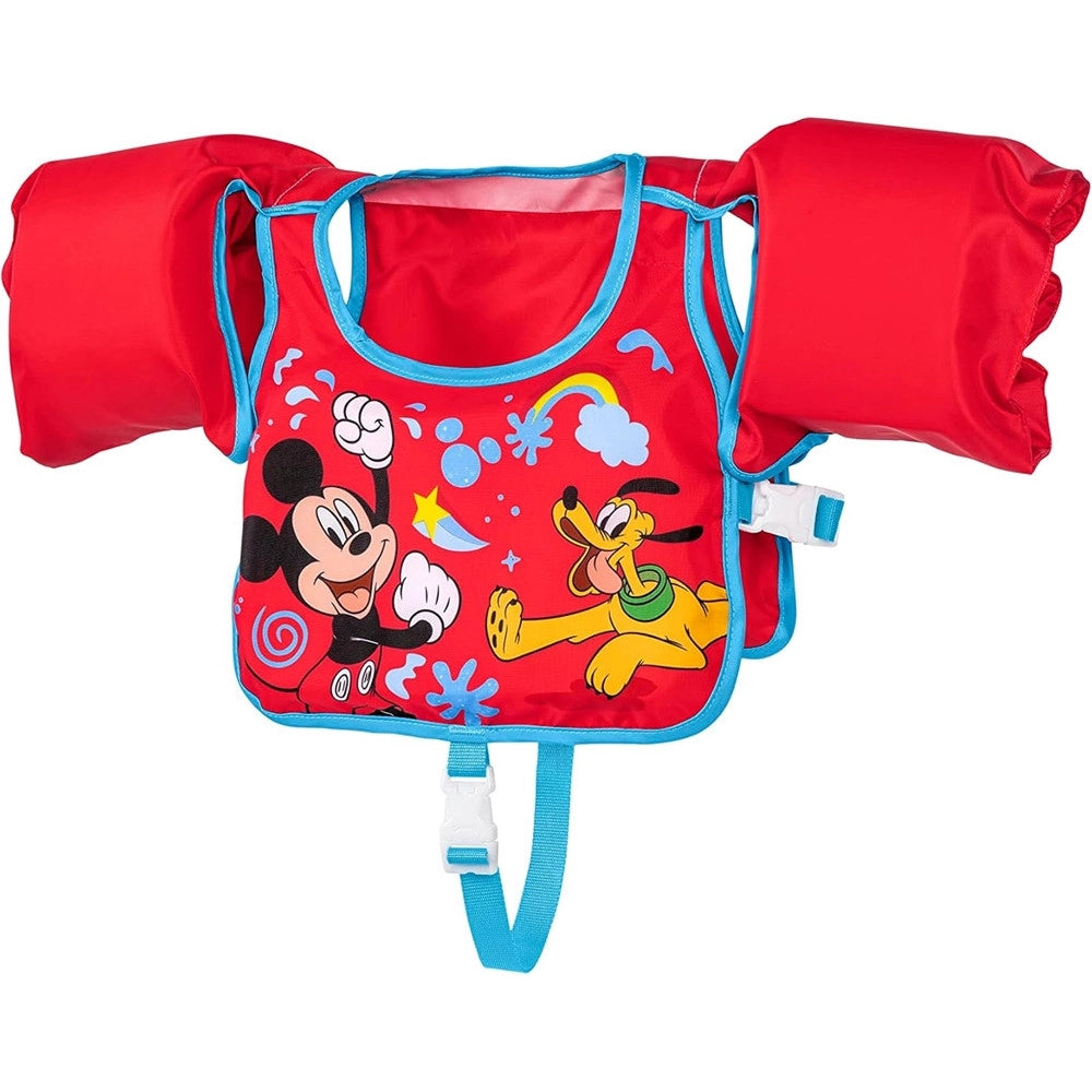 Trade Shop - Giubbotto Giubbetto Salvagente Gilet Nuoto Swim Pal Mickey Per Bambini 3-6 Anni 9101c -