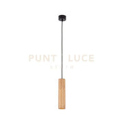 SOSPENSIONE Zambelis LEGNO CON BASE IN METALLO NERO