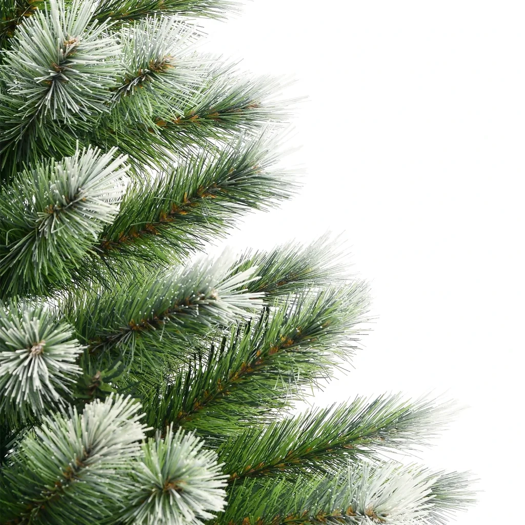 Albero Natale | Decorazioni natalizie Artificiale Incernierato con Neve Fioccata 150 cm
