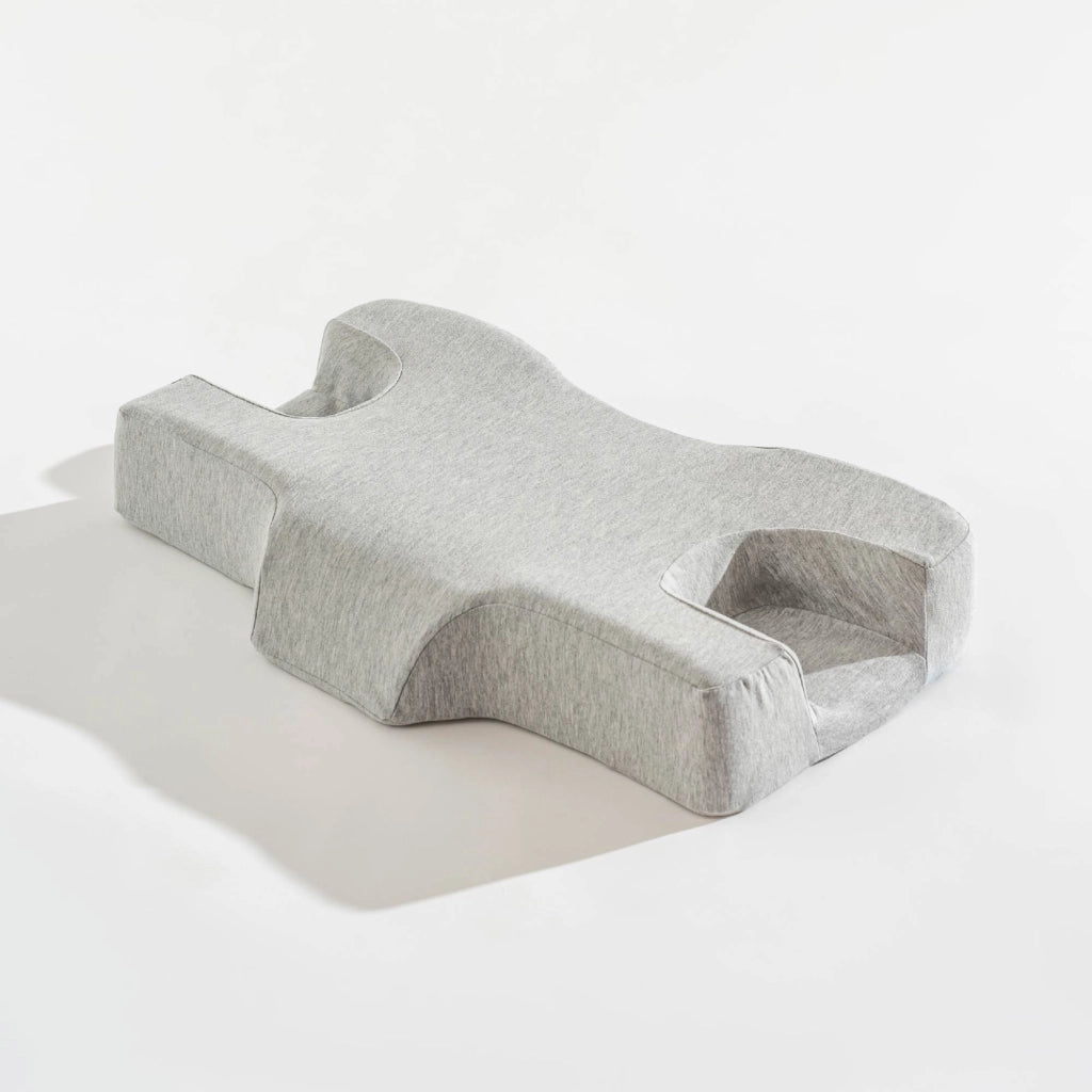 Cuscino Antirughe in Memory Foam Ergonomico 62x38x10 cm – Supporto Cervicale Ortopedico per Dormire Supini e Laterali, Anti Pressione Viso, Federa Morbida Rimovibile e Lavabile