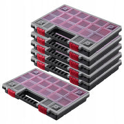 Set di 6 contenitori organizer per officina KADAX con 18 cassetti, ideali per garage.