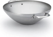 Wok in mineral con 2 maniglie - Diametro 32 cm - Dimensioni 44,99 x 43,50 x 11,50 cm