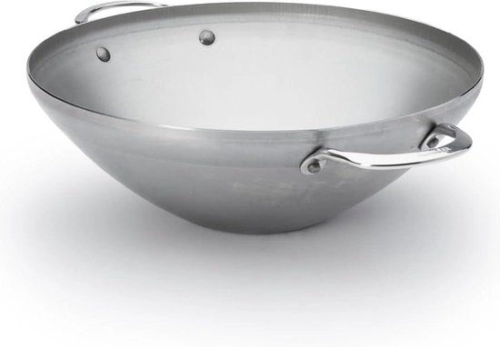 Wok in mineral con 2 maniglie - Diametro 32 cm - Dimensioni 44,99 x 43,50 x 11,50 cm