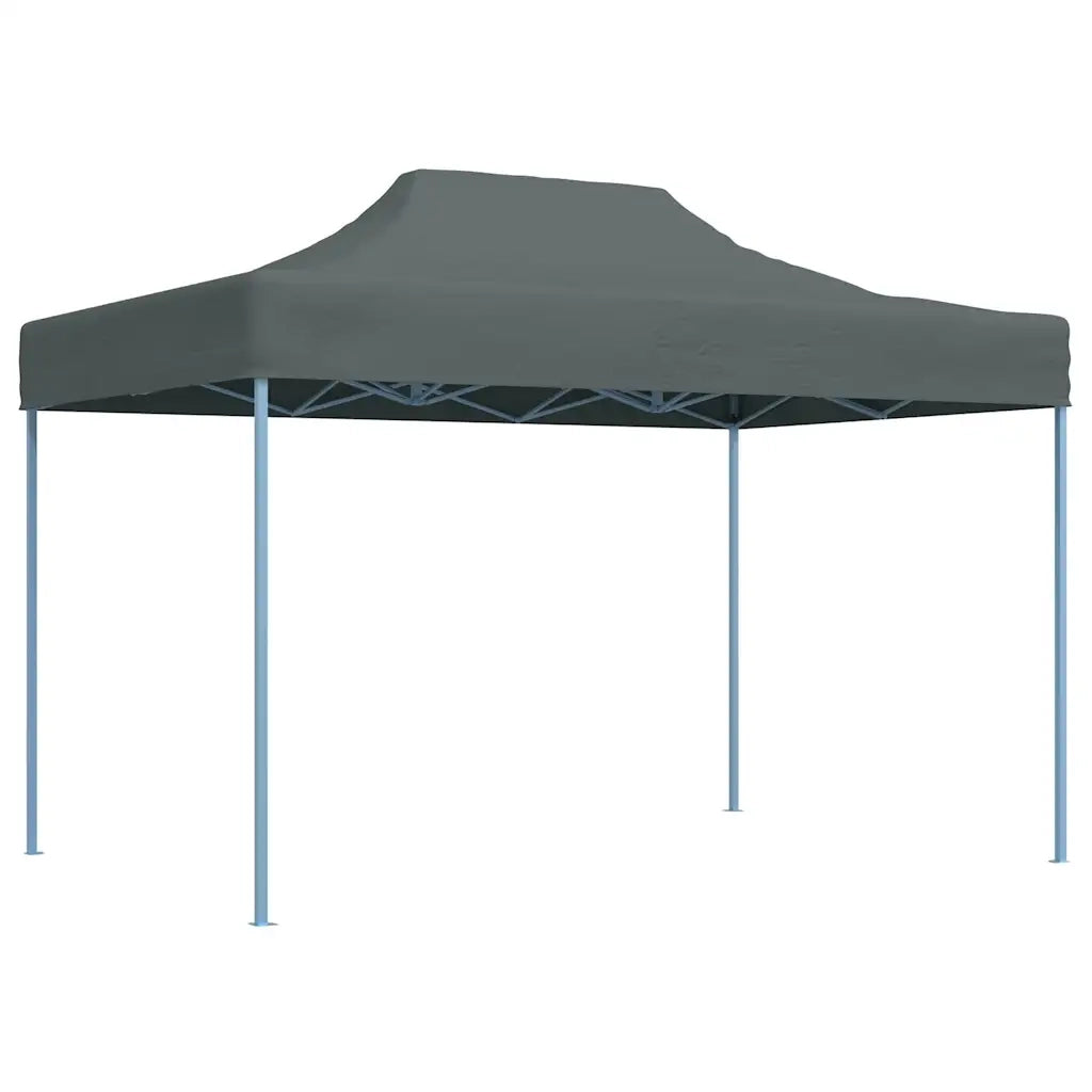 Gazebo Professionale Pieghevole 3x4m in Acciaio Antracite