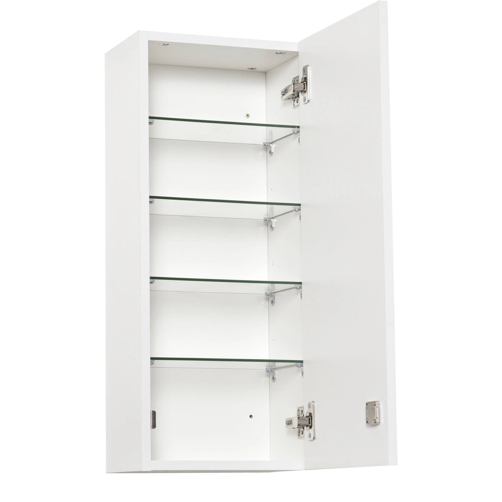 ARMADIETTO MEDICINALE A MURO 30x20x70 cm Bianco con serratura