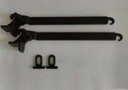 Braccetti per Tende da Sole in Alluminio 50 cm Coppia Kit con Occhioli Vari Colori
