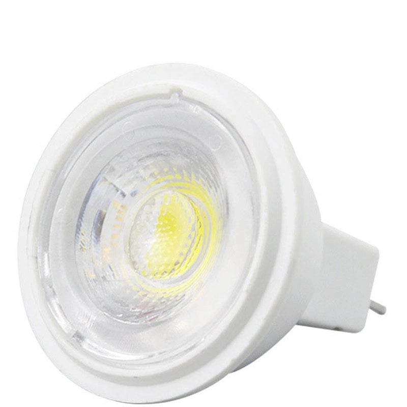 6 Lampada MR11 GU4 Led AC/DC 12V 3W 300LM Neutro 4000K D35X31mm