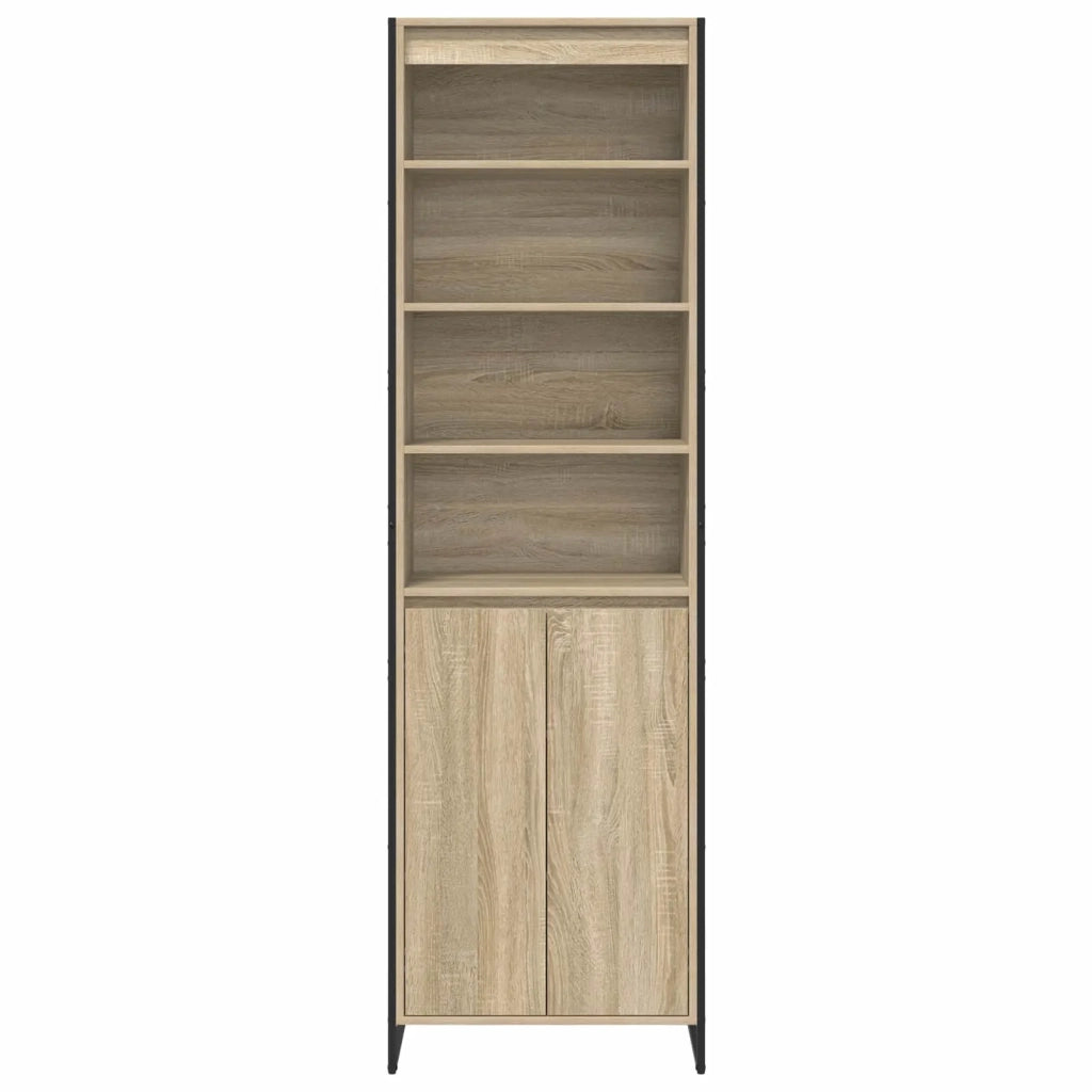Armadi alti 2 pcs Sonoma 60 x 36 x 200 cm Legno multistrato