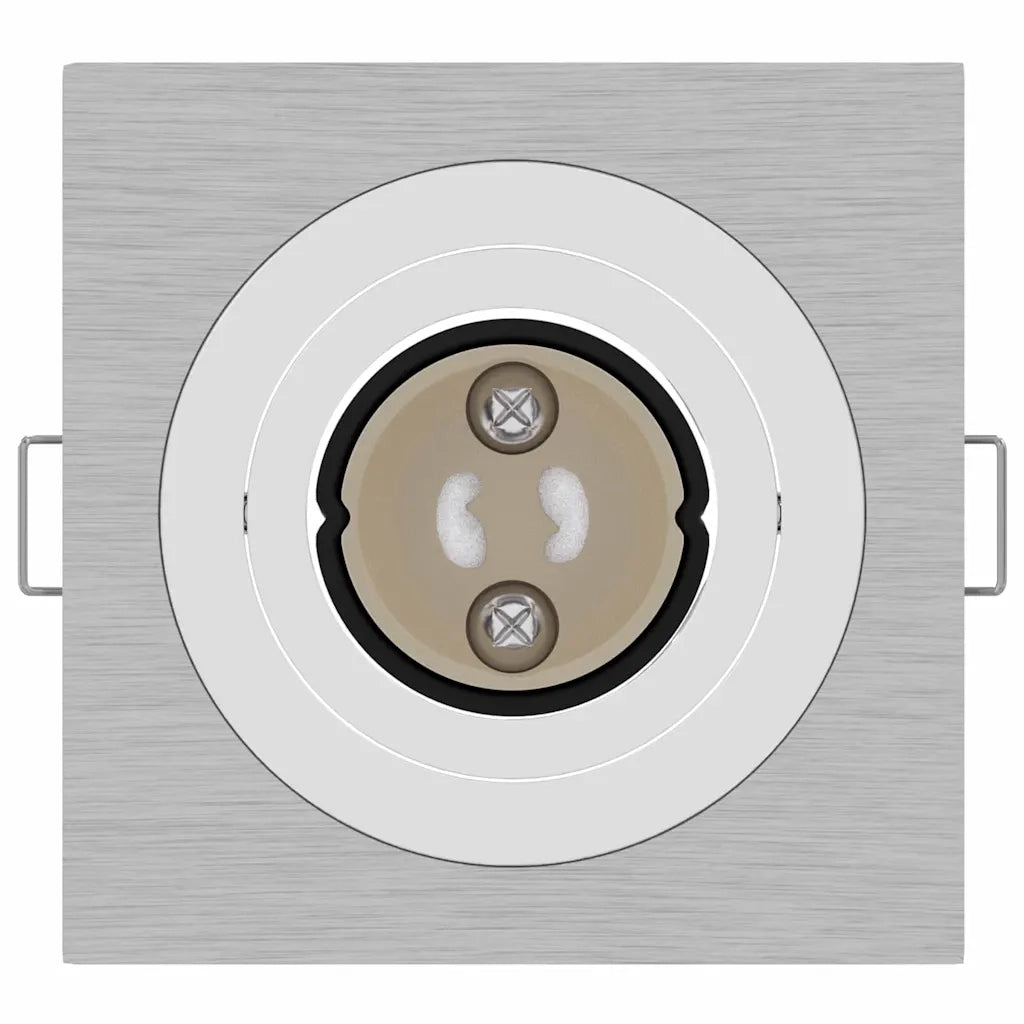 Spotlight 6 pz Argento 9 x 9 x 2 cm Alluminio CFW5345318