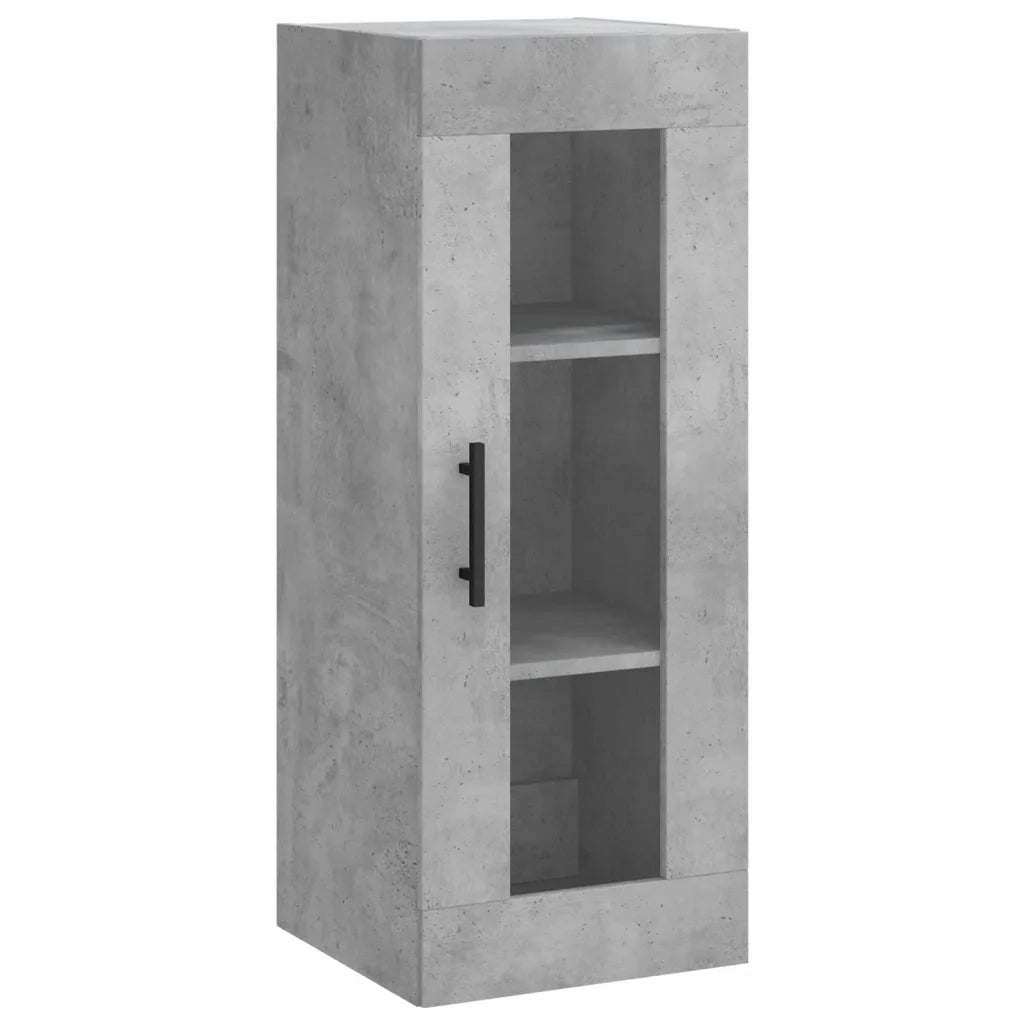 Credenza Grigio Cemento 34,5x34x180 cm in Legno Multistrato 3199197