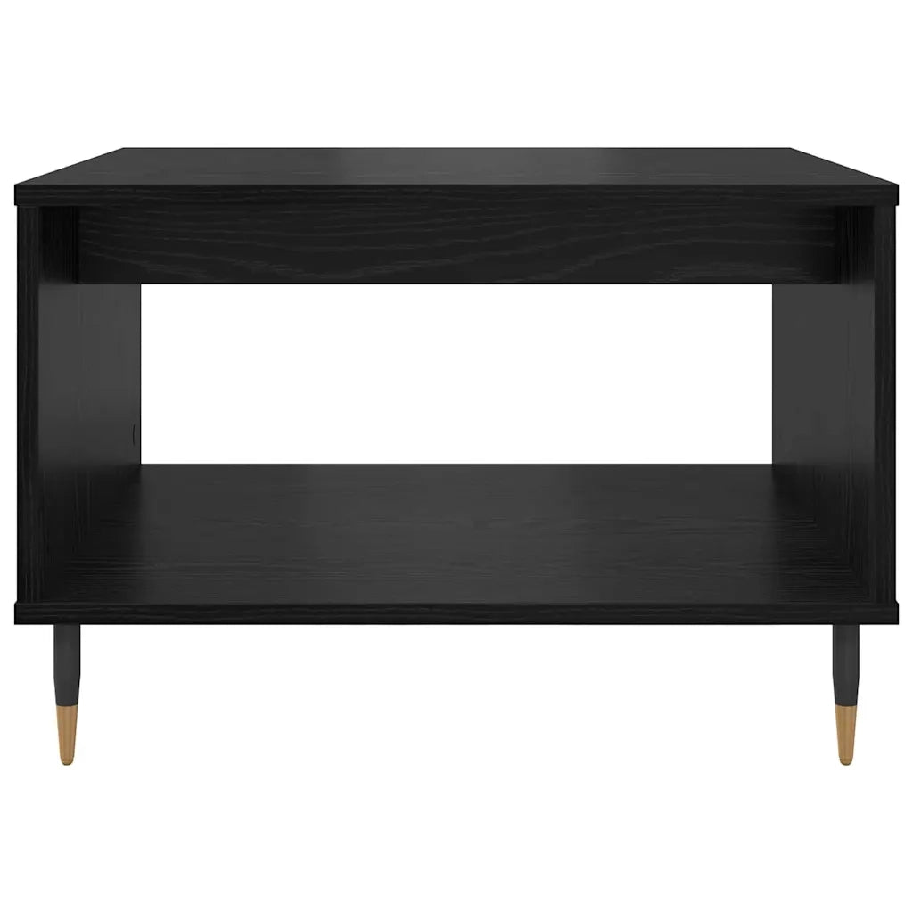 Tavolino da salotto Rovere nero 60 x 50 x 40 cm