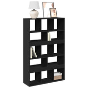 Libreria-Scaffale per Libri-Mobile di Stoccaggio Nera 100x33x156,5 cm in Truciolato 207935