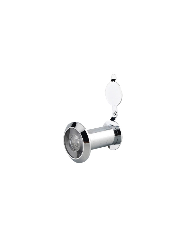 Spioncino ottico 200°, ignifugo, ottone cromato - THIRARD