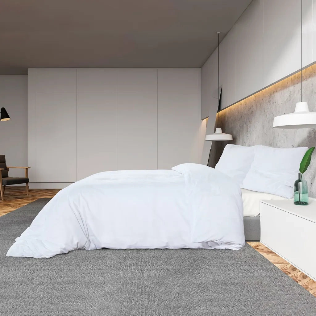 Set Copripiumino Bianco 135x200 cm in Cotone cod mxl 61160