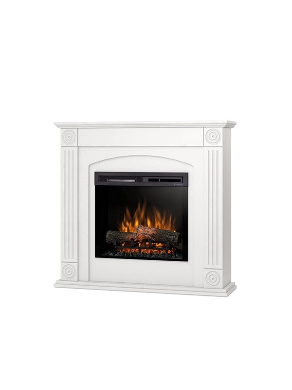 Caminetto Elettrico Da Pavimento A Libera Installazione A LED - Bianco opaco 23"- 107x100x29 - ATRATO