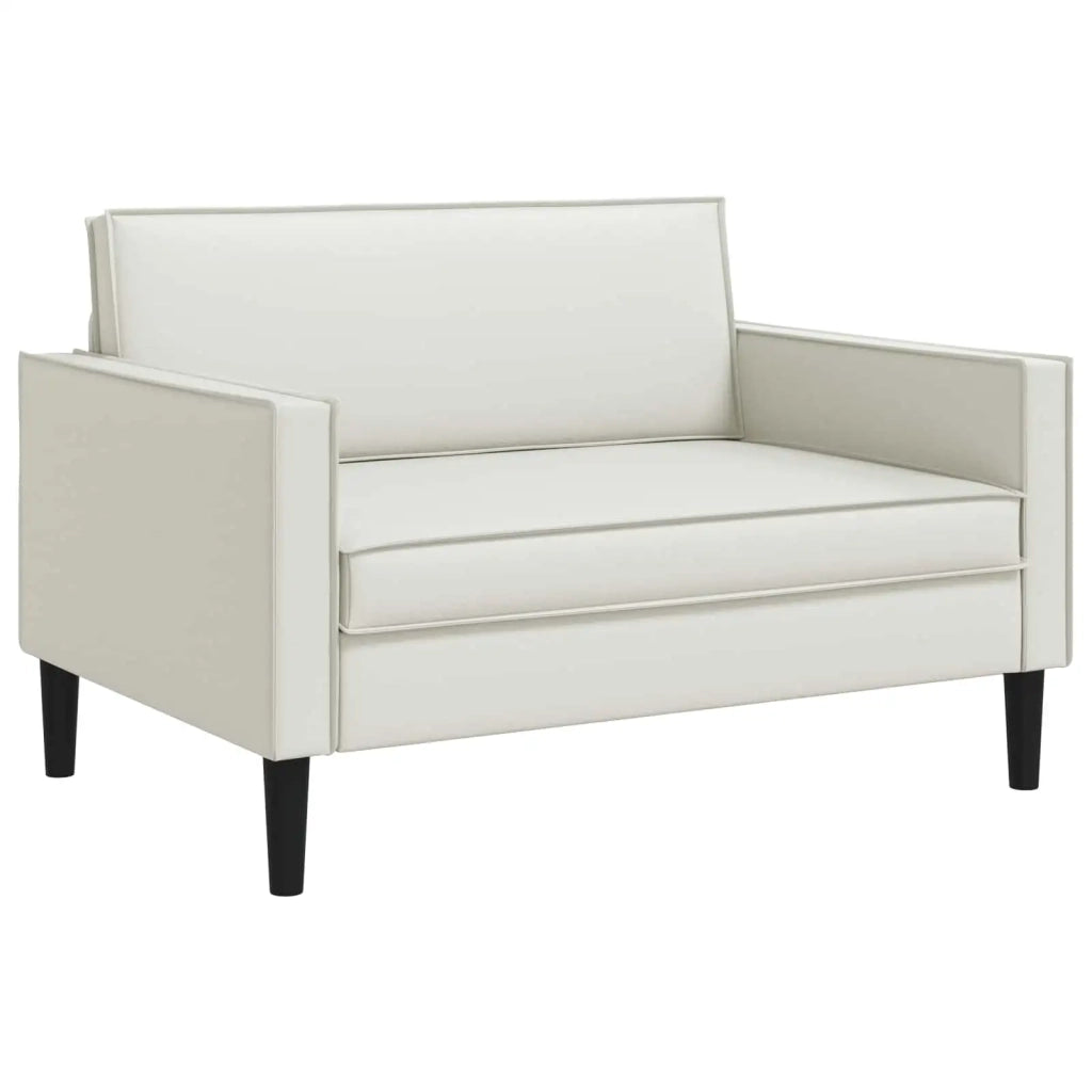 Poltrona XXL Bianco Similpelle 42043537