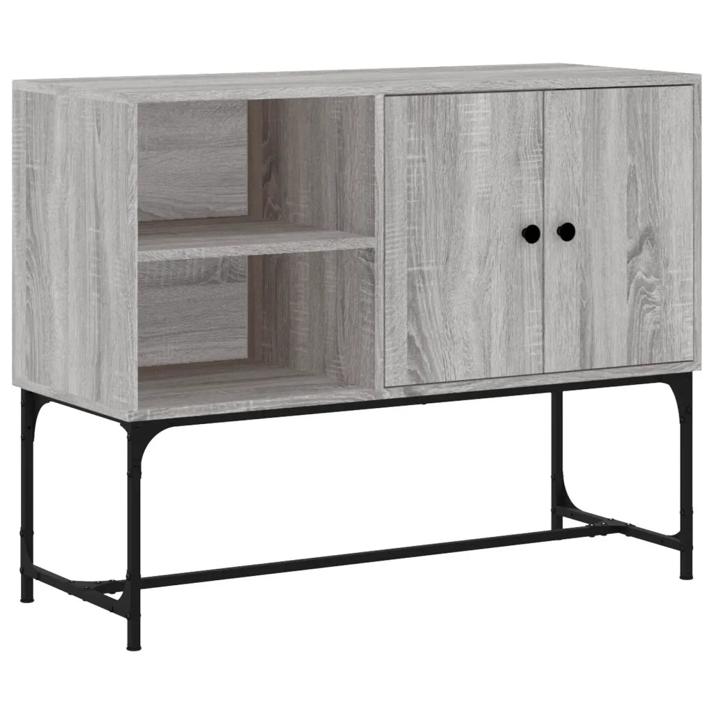 Credenza-Buffet-Armadio da cucina Grigio Sonoma 100x40x79,5 cm in Legno Multistrato