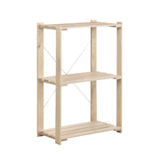 SCAFFALE IN PINO 3 RIPIANI CM 76,5X38,5X110 H- 1,0 pz